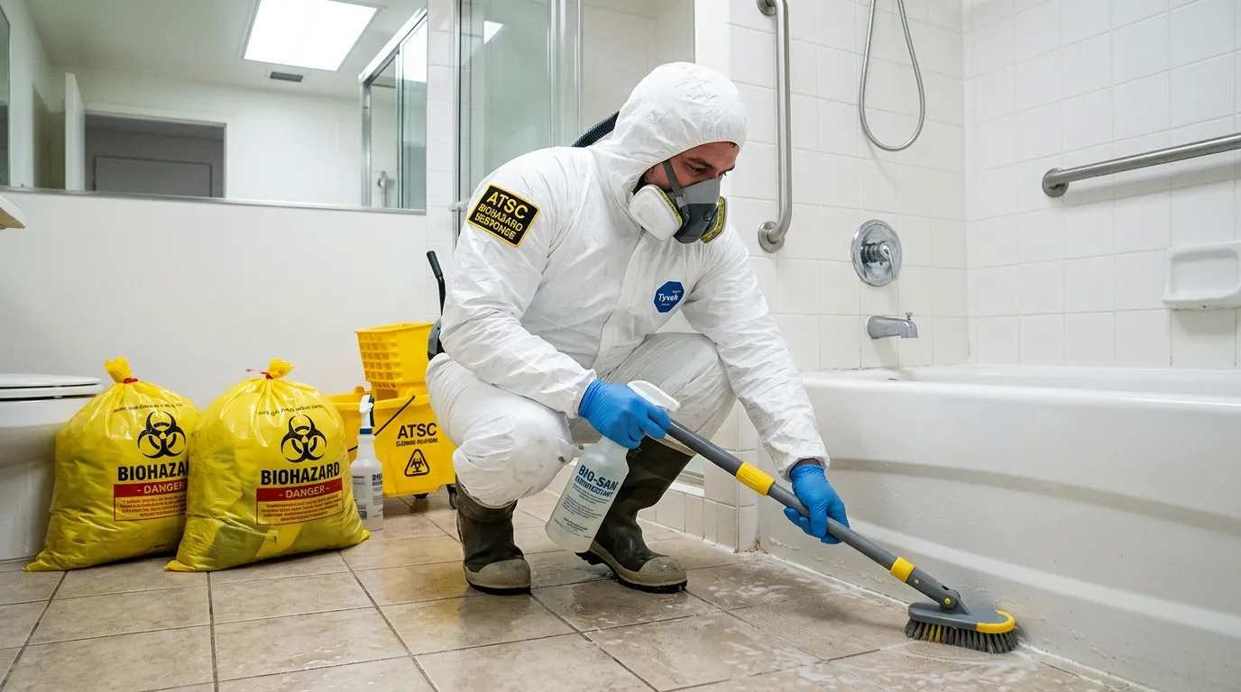 Decontamination equipment deployed for Blood Cleanup in Douglass Hills